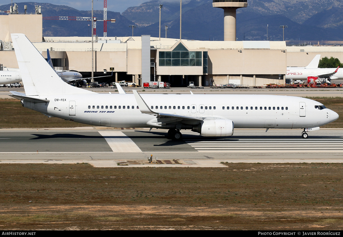 Aircraft Photo of OM-FEX | Boeing 737-8Q8 | AirHistory.net #741341