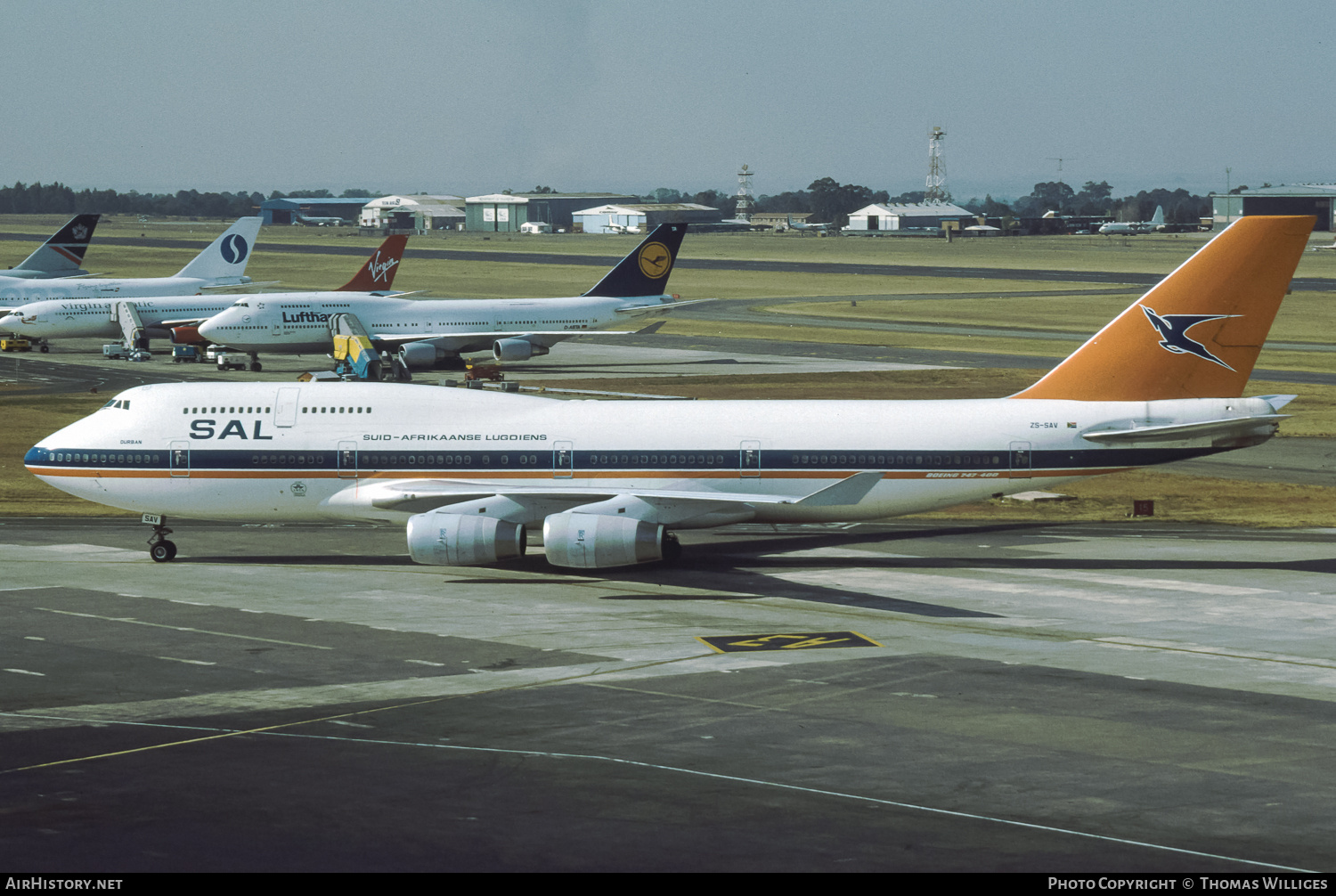 Aircraft Photo of ZS-SAV | Boeing 747-444 | South African Airways - Suid-Afrikaanse Lugdiens | AirHistory.net #741367