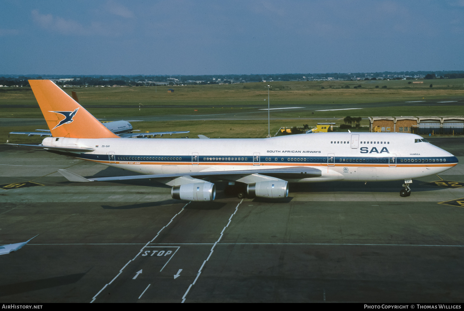 Aircraft Photo of ZS-SAY | Boeing 747-444 | South African Airways | AirHistory.net #741368