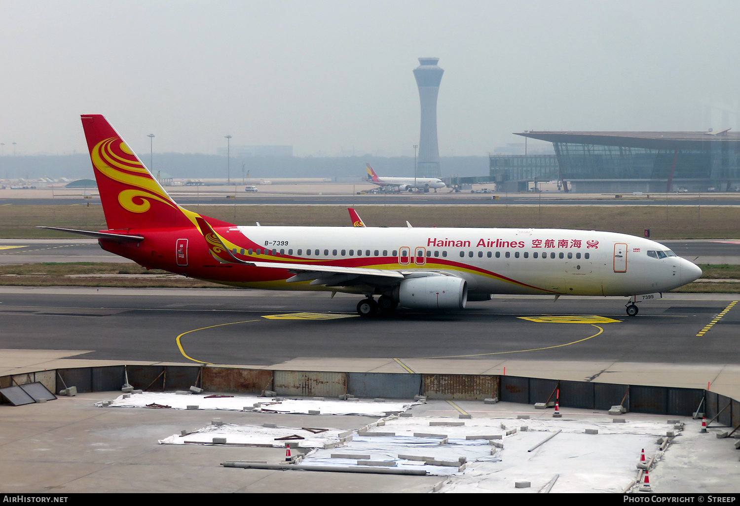 Aircraft Photo of B-7399 | Boeing 737-800 | Hainan Airlines | AirHistory.net #741407