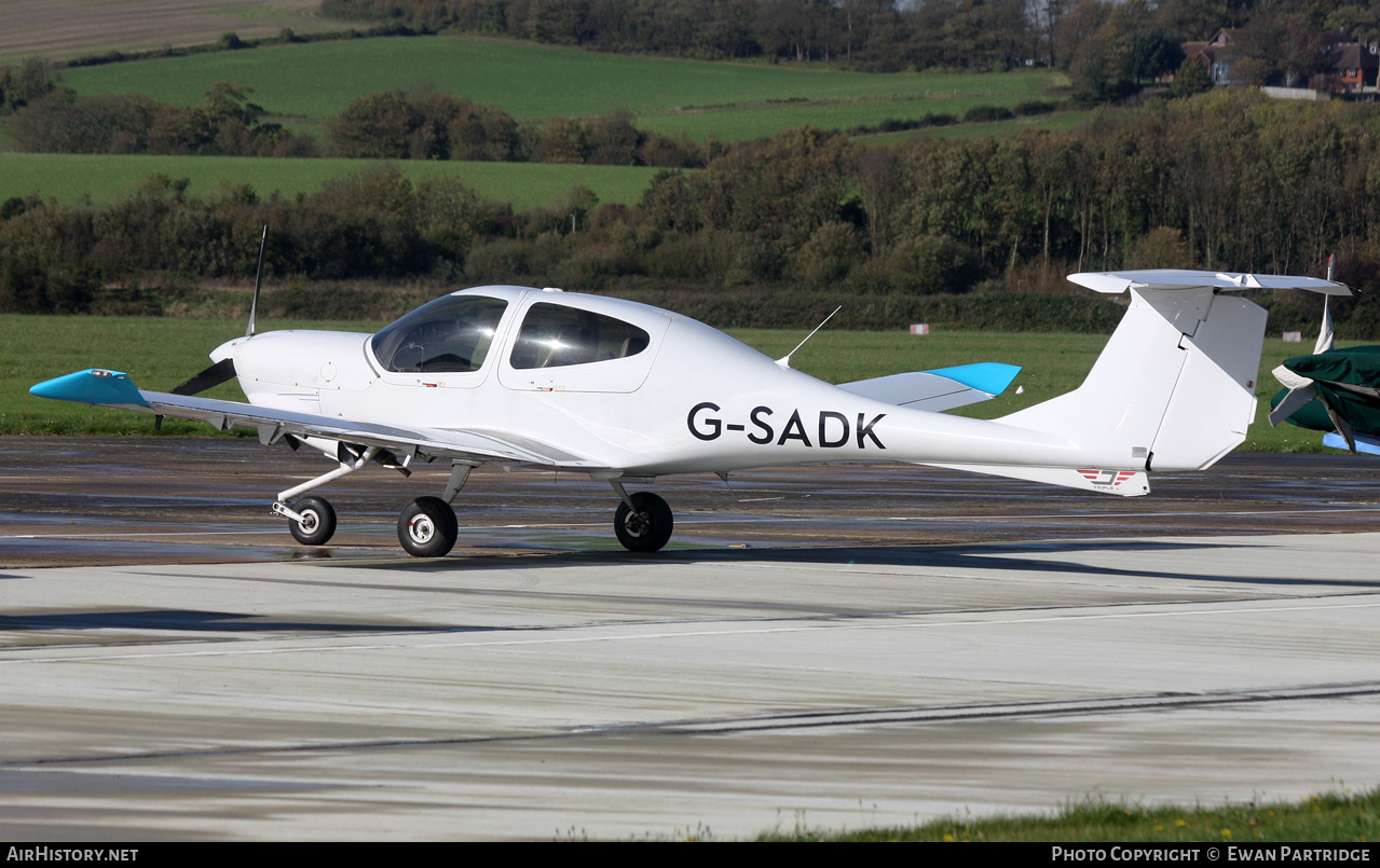 Aircraft Photo of G-SADK | Diamond DA40D Diamond Star TDI | AirHistory.net #741424