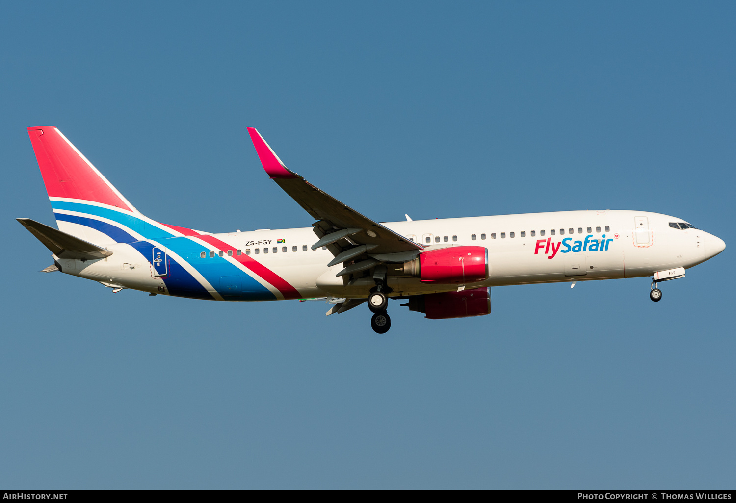 Aircraft Photo of ZS-FGY | Boeing 737-8HO | FlySafair | AirHistory.net #741442
