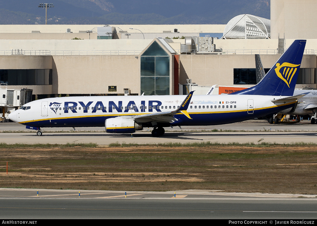 Aircraft Photo of EI-DPR | Boeing 737-8AS | Ryanair | AirHistory.net #741446