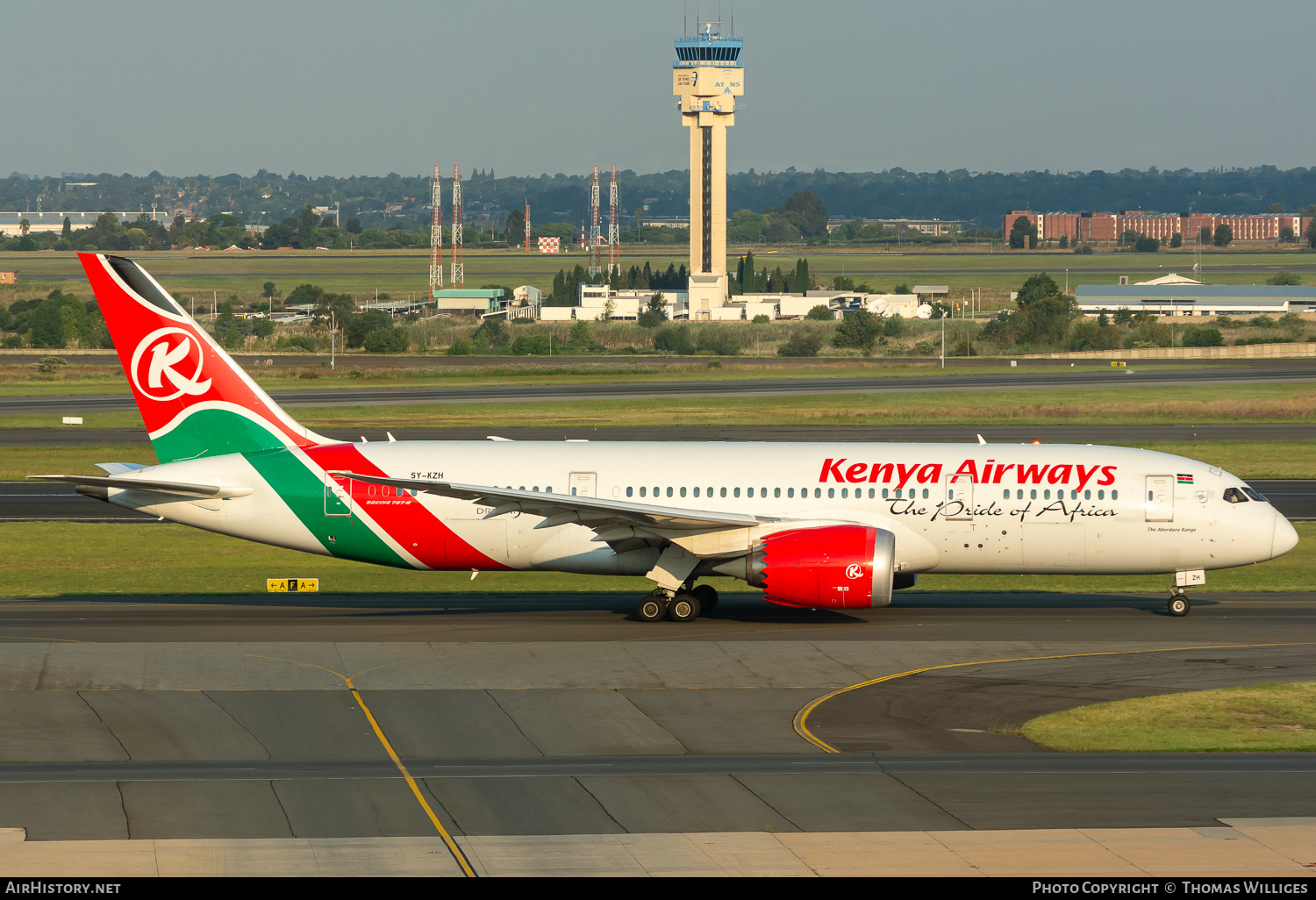 Aircraft Photo of 5Y-KZH | Boeing 787-8 Dreamliner | Kenya Airways | AirHistory.net #741457