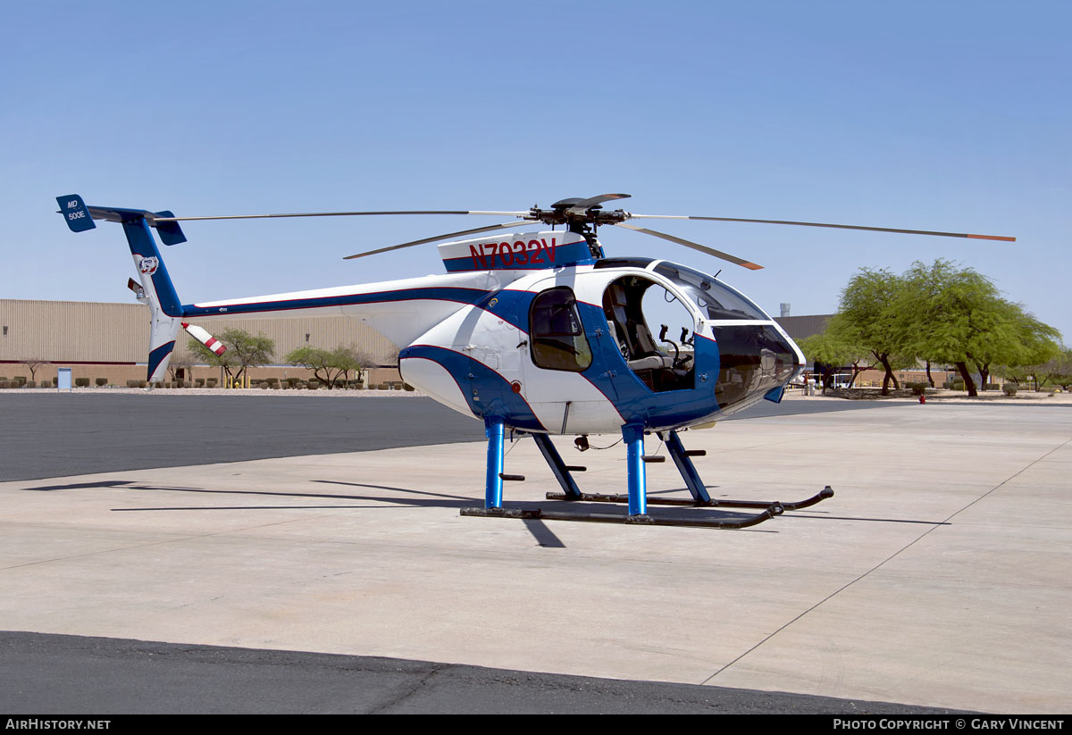 Aircraft Photo of N7032V | MD Helicopters MD-500E (369E) | MD Helicopters | AirHistory.net #741470
