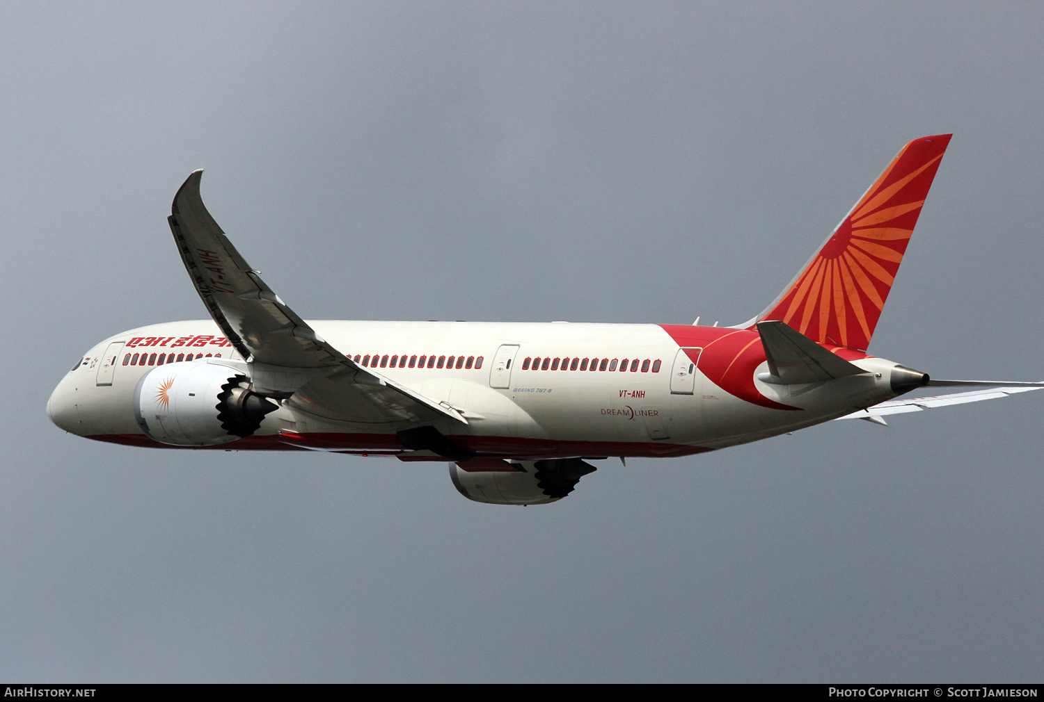 Aircraft Photo of VT-ANH | Boeing 787-8 Dreamliner | Air India | AirHistory.net #741475