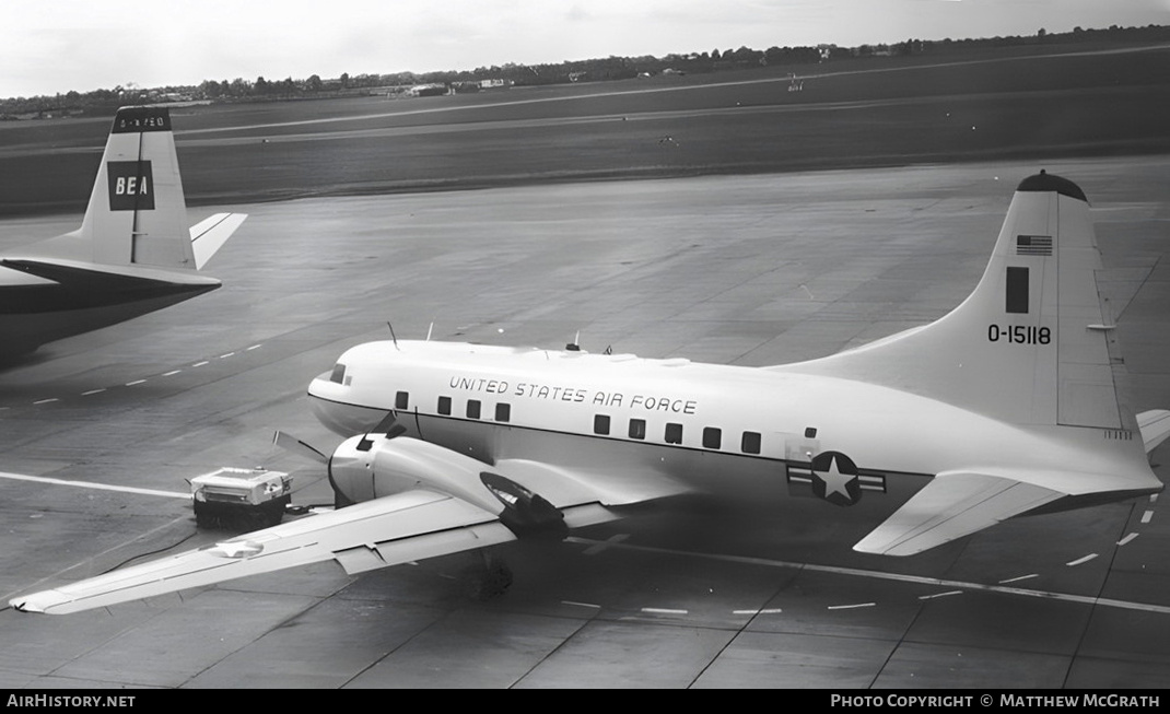 Aircraft Photo of 51-5118 / 0-15118 | Convair VT-29B | USA - Air Force | AirHistory.net #741494