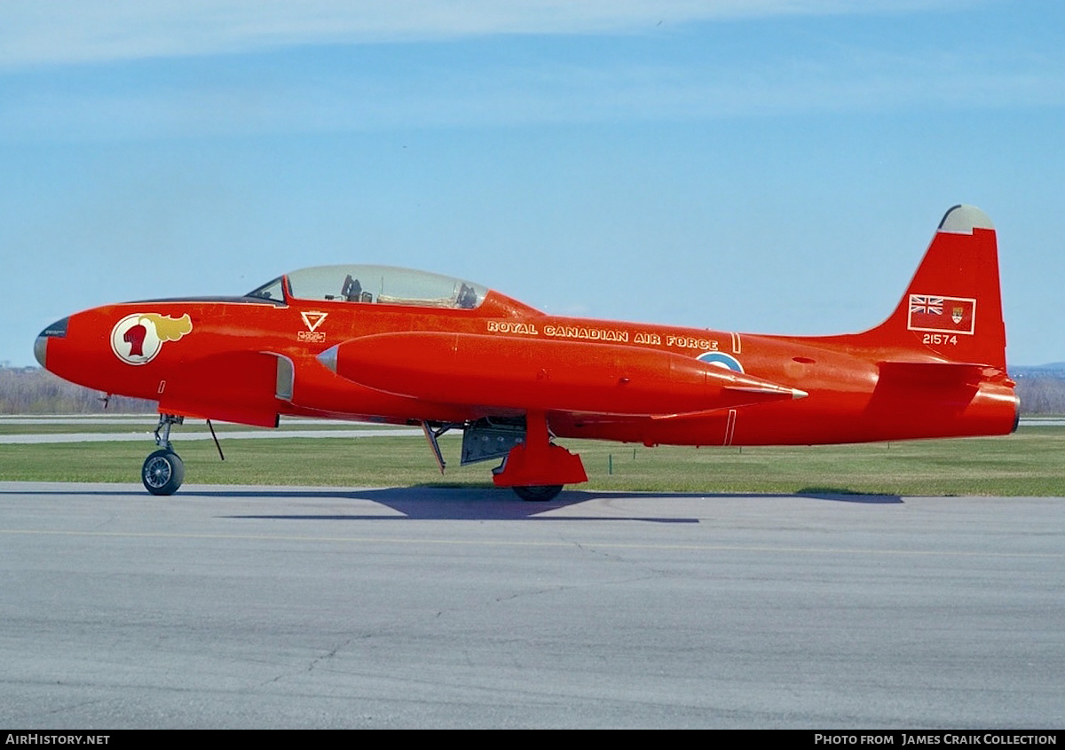 Aircraft Photo of 21574 | Canadair CT-133 Silver Star 3 | Canada - Air Force | AirHistory.net #741501