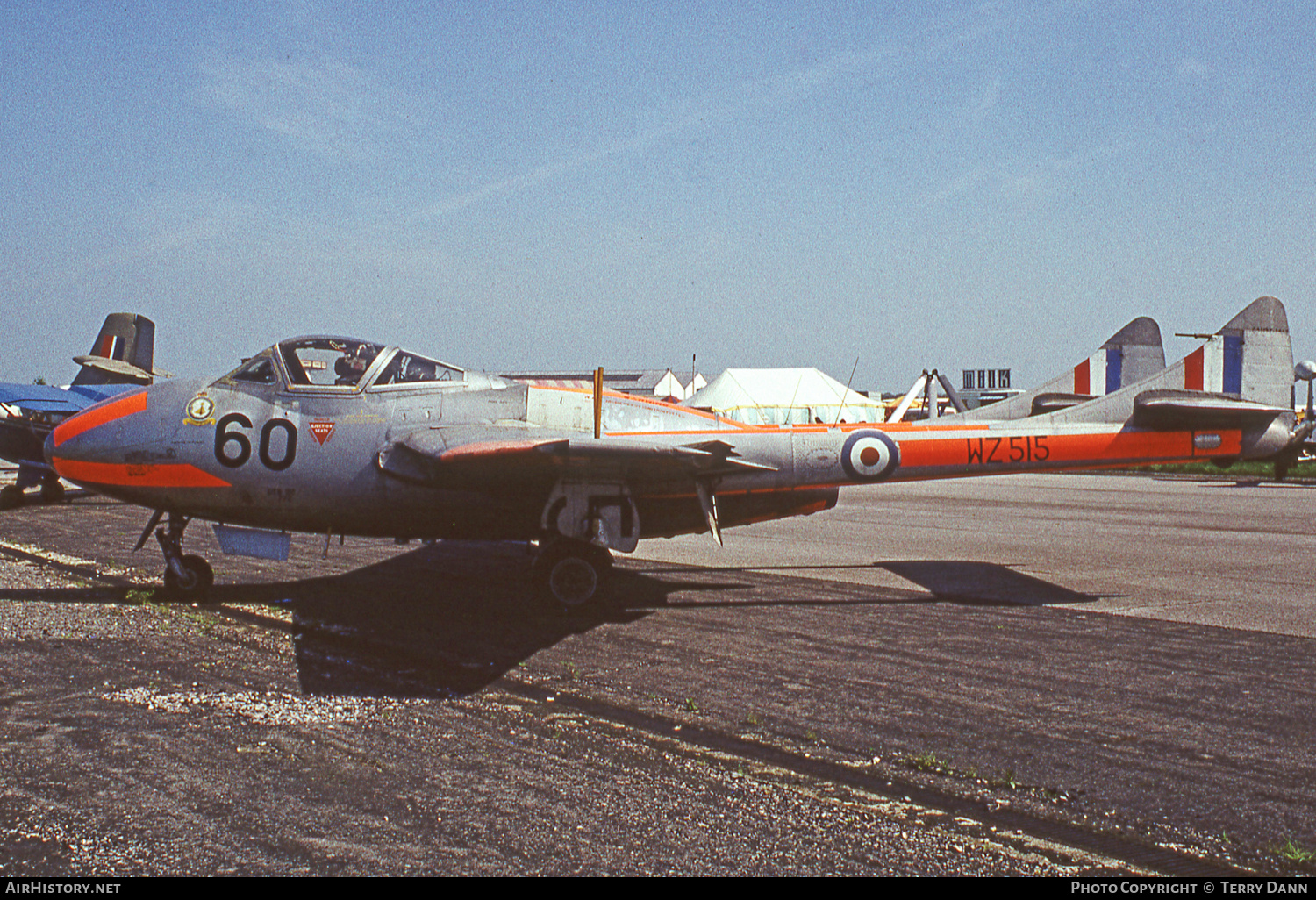 Aircraft Photo of WZ515 | De Havilland D.H. 115 Vampire T11 | UK - Air Force | AirHistory.net #741529