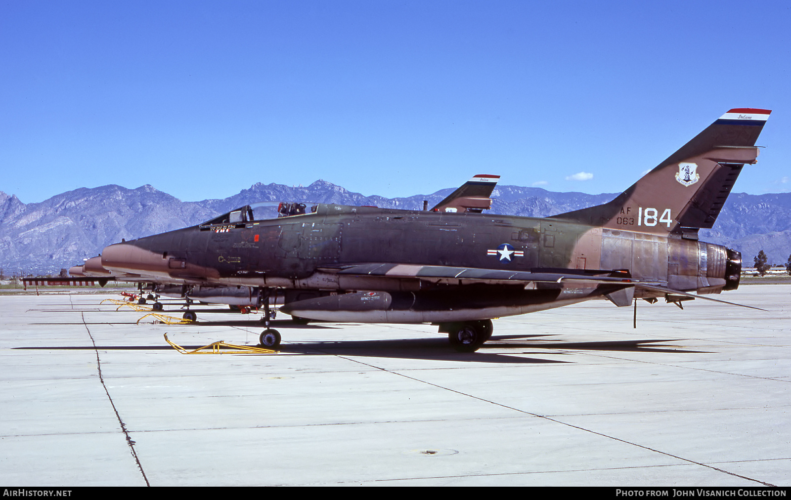 Aircraft Photo of 56-3184 / AF063-184 | North American F-100D Super Sabre | USA - Air Force | AirHistory.net #741533