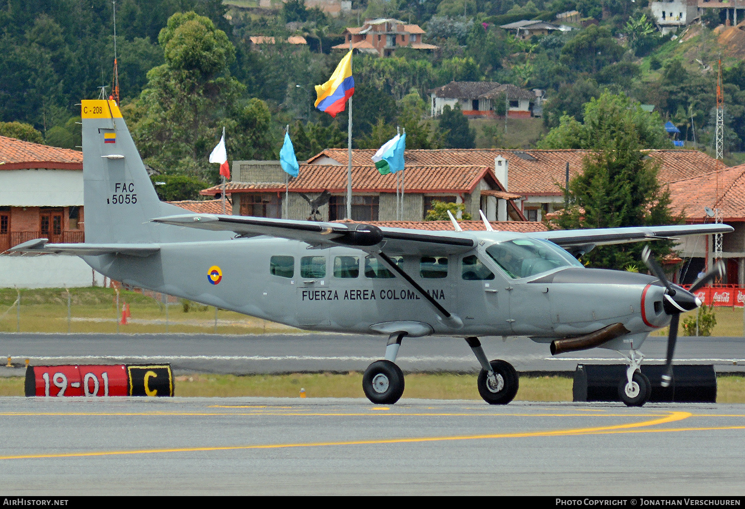 Aircraft Photo of FAC5055 | Cessna 208 Caravan I | Colombia - Air Force | AirHistory.net #741596