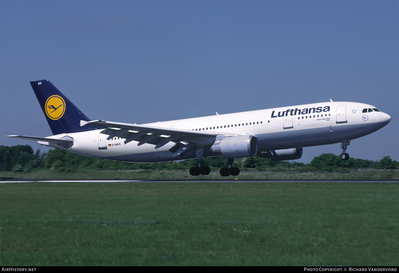 Aircraft Photo of D-AIAX | Airbus A300B4-605R | Lufthansa | AirHistory.net #741669