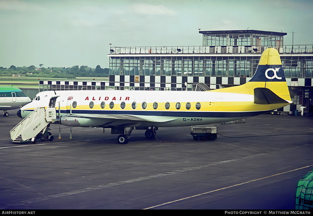 Aircraft Photo of G-AZNH | Vickers 814 Viscount | Alidair | AirHistory.net #741690