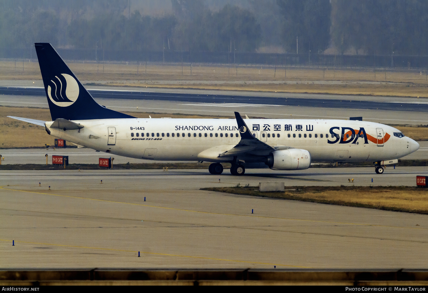 Aircraft Photo of B-1443 | Boeing 737-800 | Shandong Airlines - SDA | AirHistory.net #741699