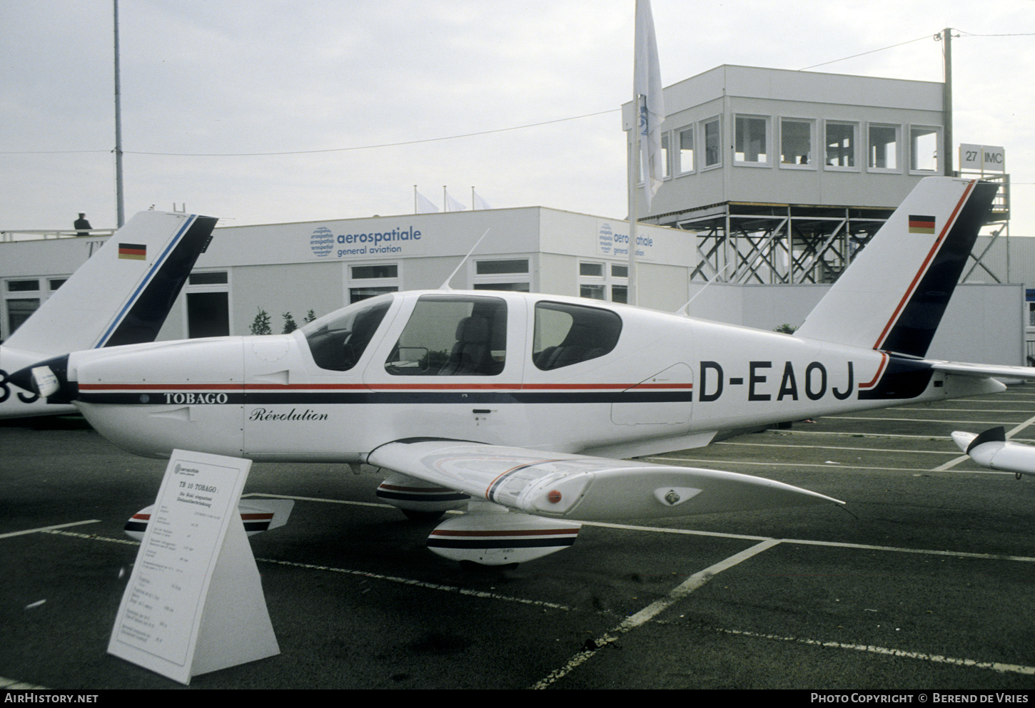 Aircraft Photo of D-EAOJ | Socata TB-10 Tobago Révolution | AirHistory.net #741711