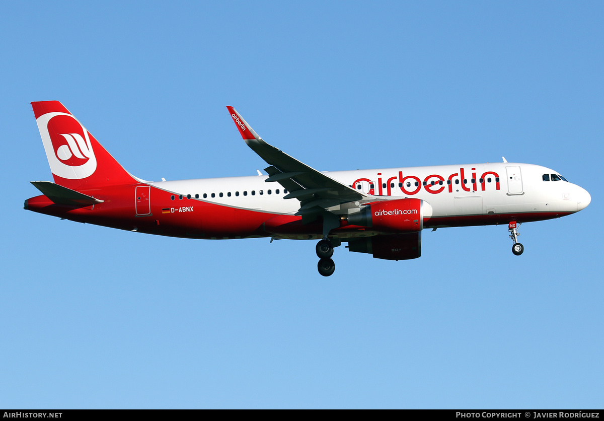 Aircraft Photo of D-ABNX | Airbus A320-214 | Air Berlin | AirHistory.net #741725
