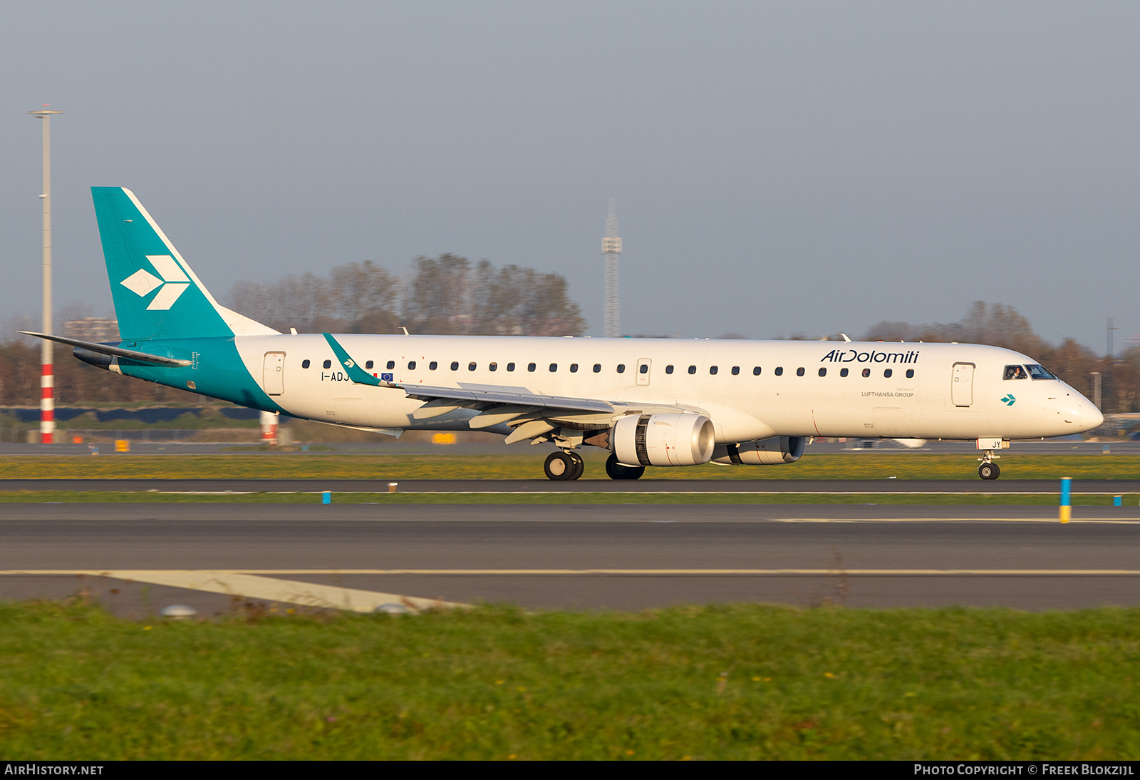 Aircraft Photo of I-ADJY | Embraer 195LR (ERJ-190-200LR) | Air Dolomiti | AirHistory.net #741732