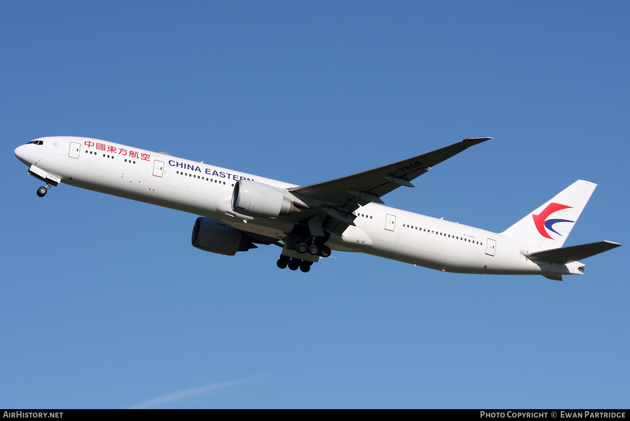 Aircraft Photo of B-7868 | Boeing 777-39P/ER | China Eastern Airlines | AirHistory.net #741736