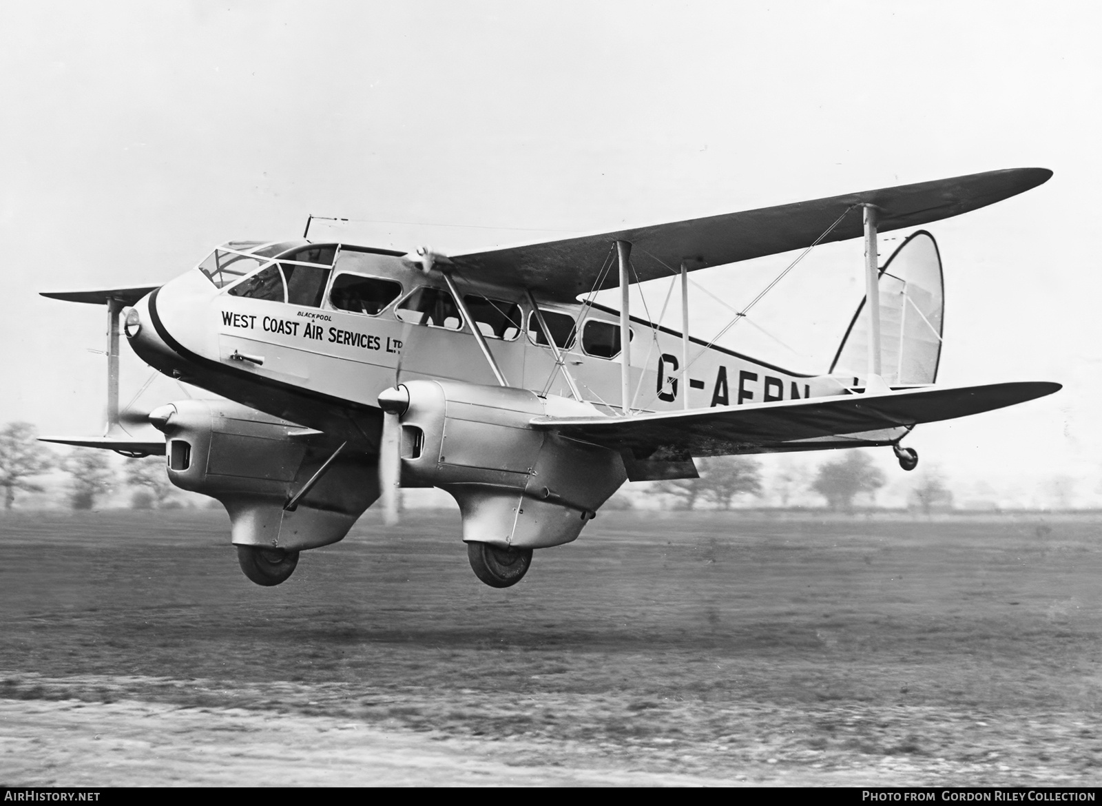 Aircraft Photo of G-AERN | De Havilland D.H. 89A Dragon Rapide | West Coast Air Services | AirHistory.net #741741