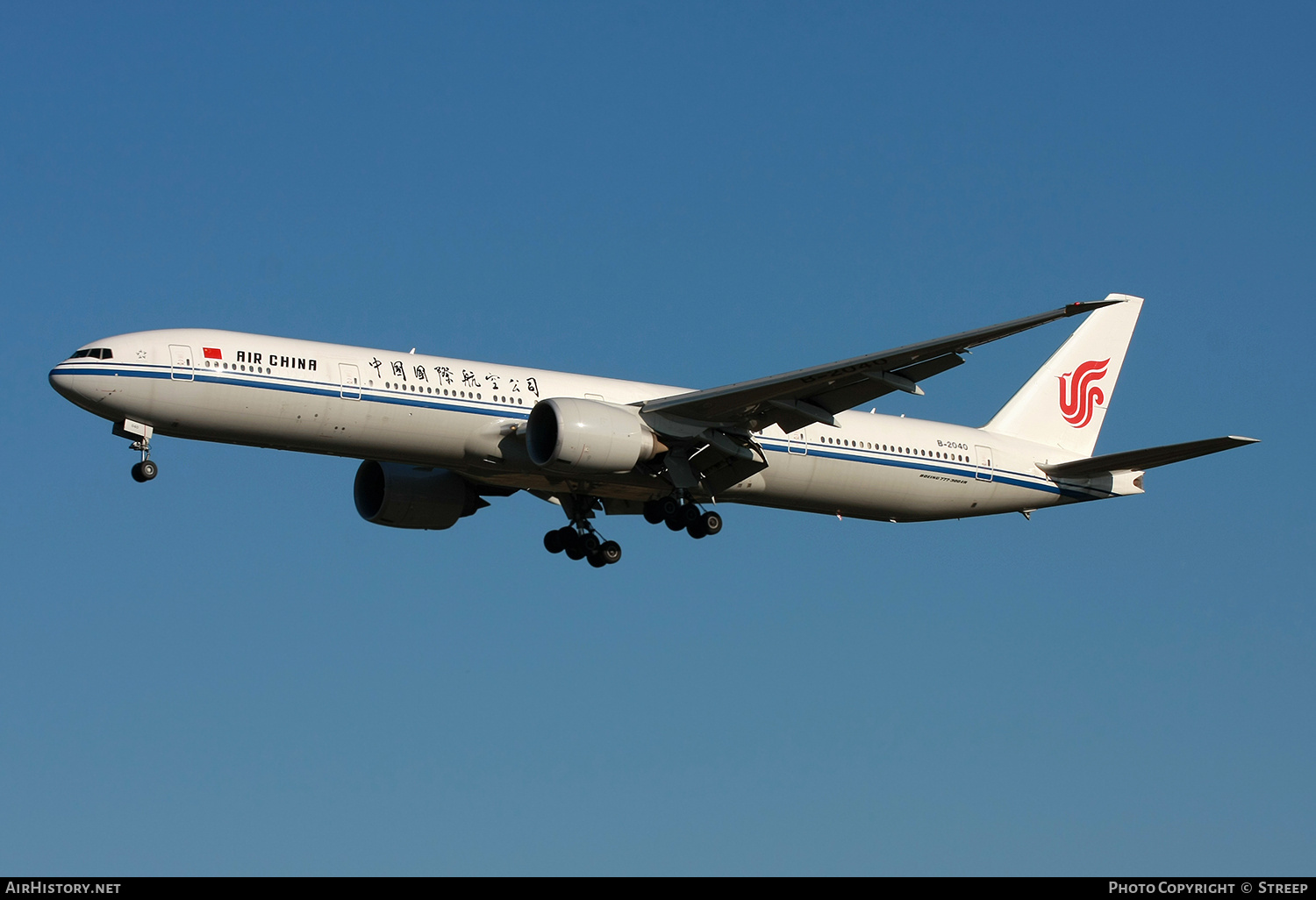 Aircraft Photo of B-2040 | Boeing 777-39L/ER | Air China | AirHistory.net #741752