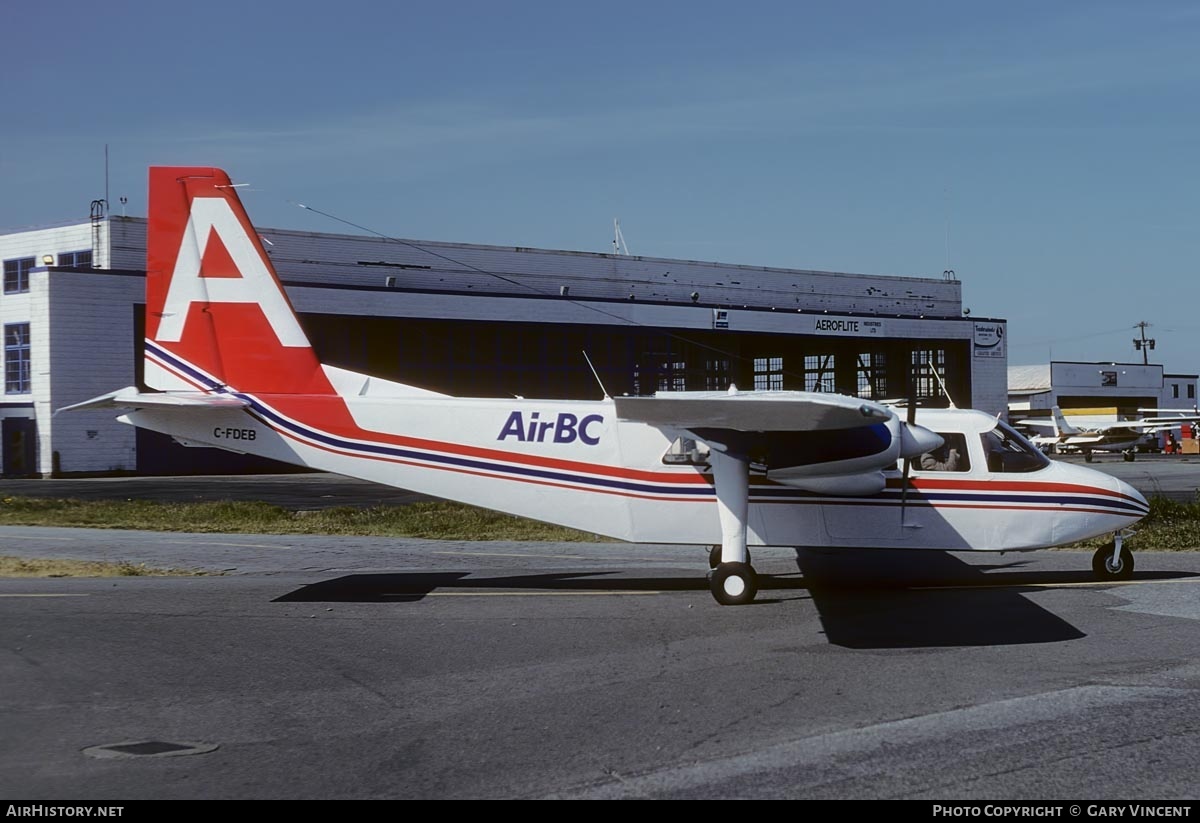 Aircraft Photo of C-FDEB | Britten-Norman BN-2A Islander | Air BC | AirHistory.net #741759