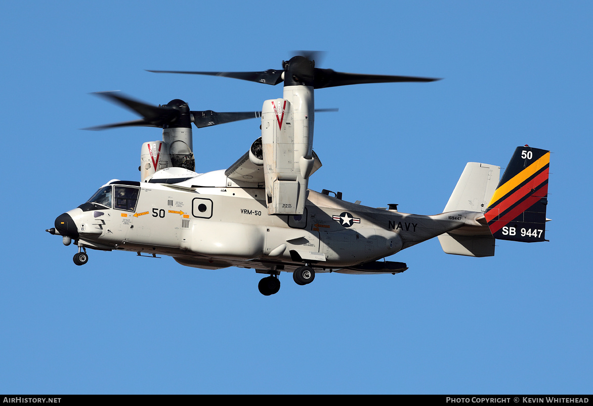 Aircraft Photo of 169447 / 9447 | Bell-Boeing CMV-22B Osprey | USA - Navy | AirHistory.net #741774