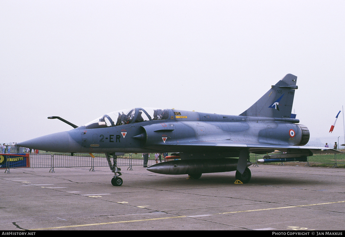 Aircraft Photo of 505 | Dassault Mirage 2000B | France - Air Force | AirHistory.net #741785