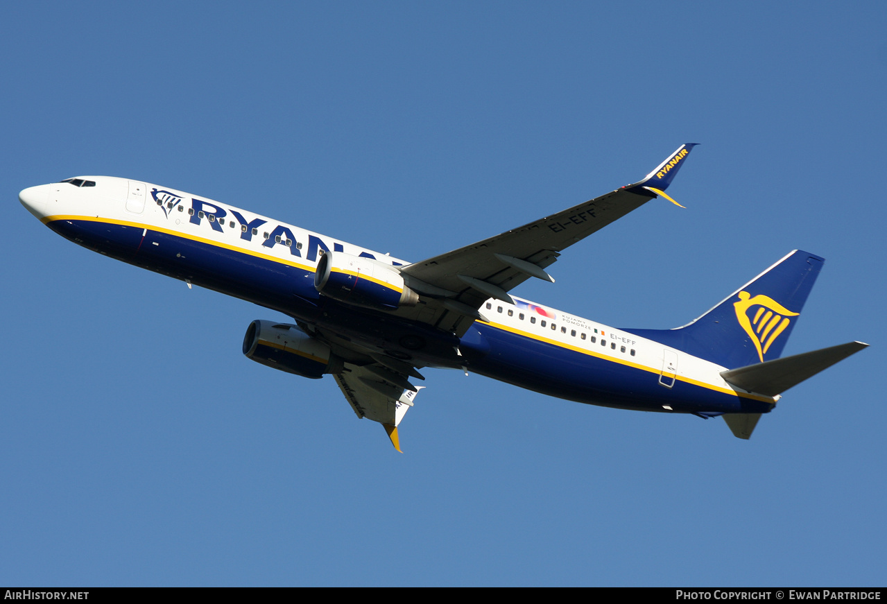 Aircraft Photo of EI-EFF | Boeing 737-8AS | Ryanair | AirHistory.net #741812