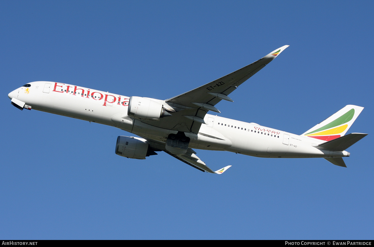 Aircraft Photo of ET-AZI | Airbus A350-941 | Ethiopian Airlines | AirHistory.net #741813