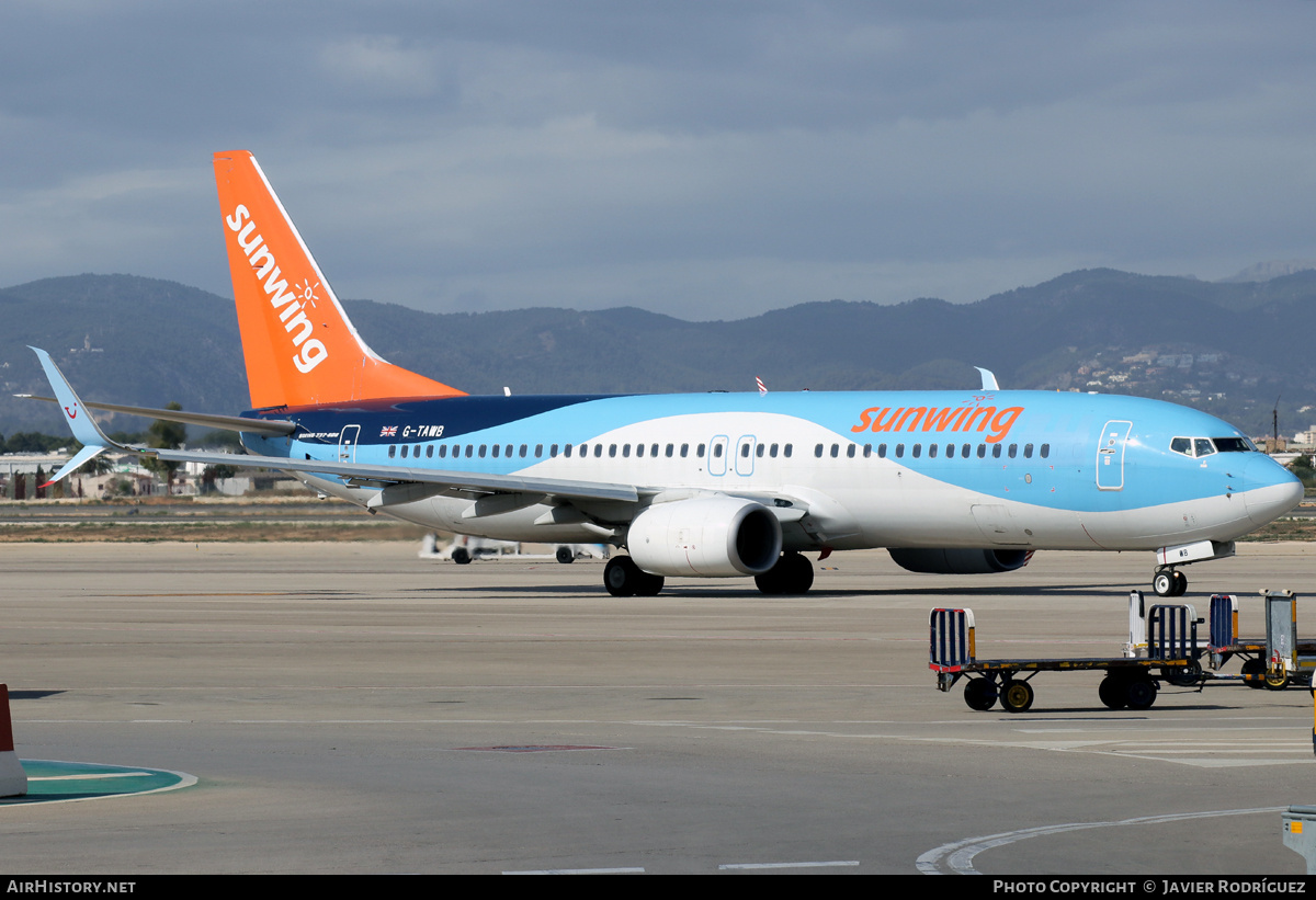 Aircraft Photo of G-TAWB | Boeing 737-8K5 | Sunwing Airlines | AirHistory.net #741827