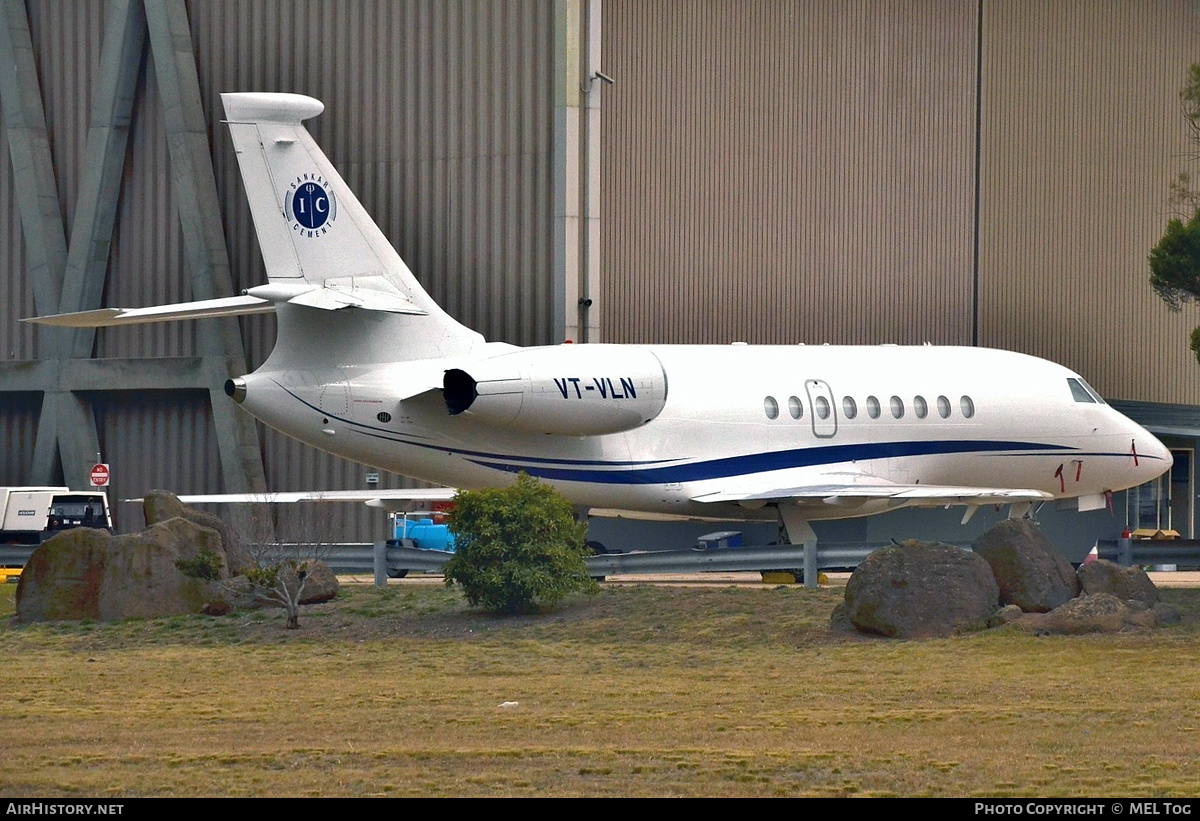 Aircraft Photo of VT-VLN | Dassault Falcon 2000EX EASy | Sankar Cement | AirHistory.net #741863