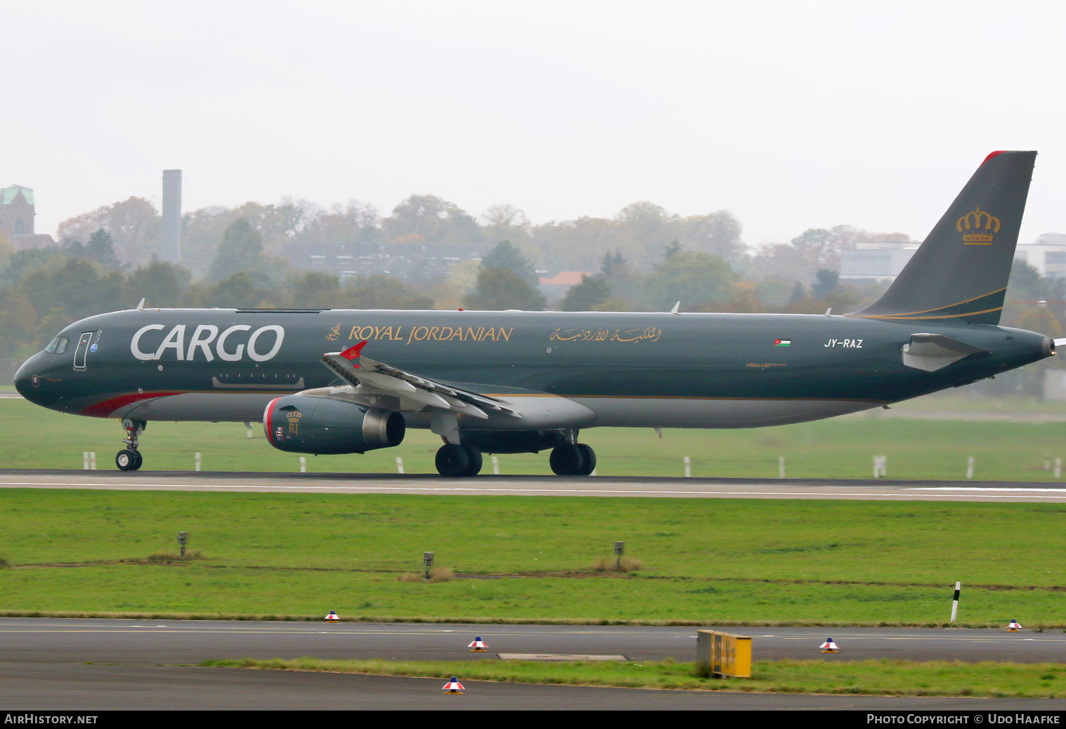 Aircraft Photo of JY-RAZ | Airbus A321-231/P2F | Royal Jordanian Airlines Cargo | AirHistory.net #741877