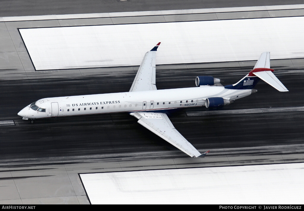 Aircraft Photo of N934FJ | Bombardier CRJ-900 (CL-600-2D24) | US Airways Express | AirHistory.net #741878