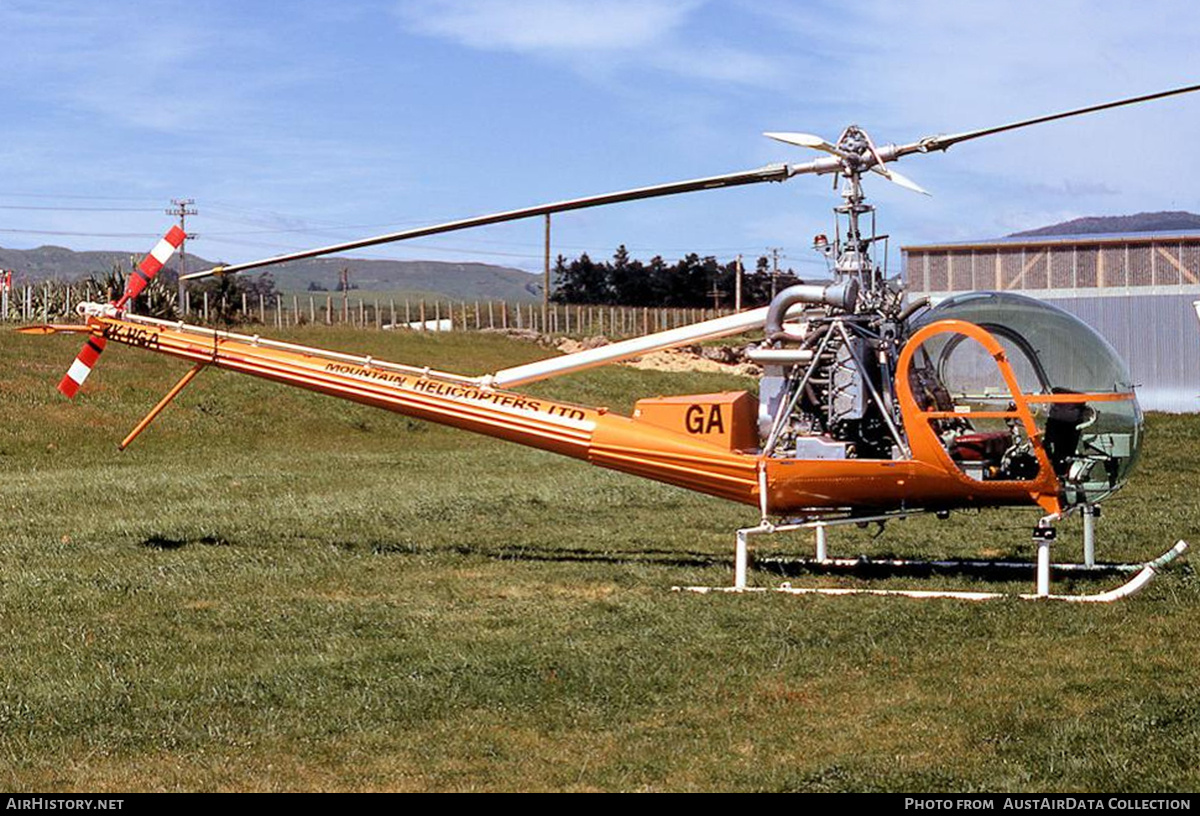 Aircraft Photo of ZK-HGA | Hiller UH-12E | Mountain Helicopters | AirHistory.net #741892