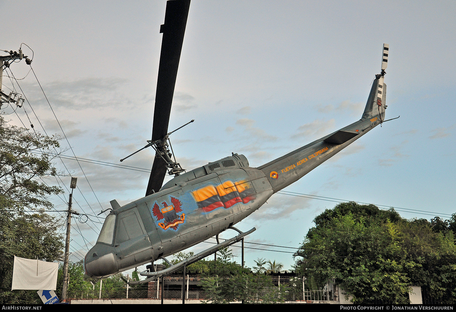 Aircraft Photo of FAC1954 | Bell UH-1B Iroquois | Colombia - Air Force | AirHistory.net #741901