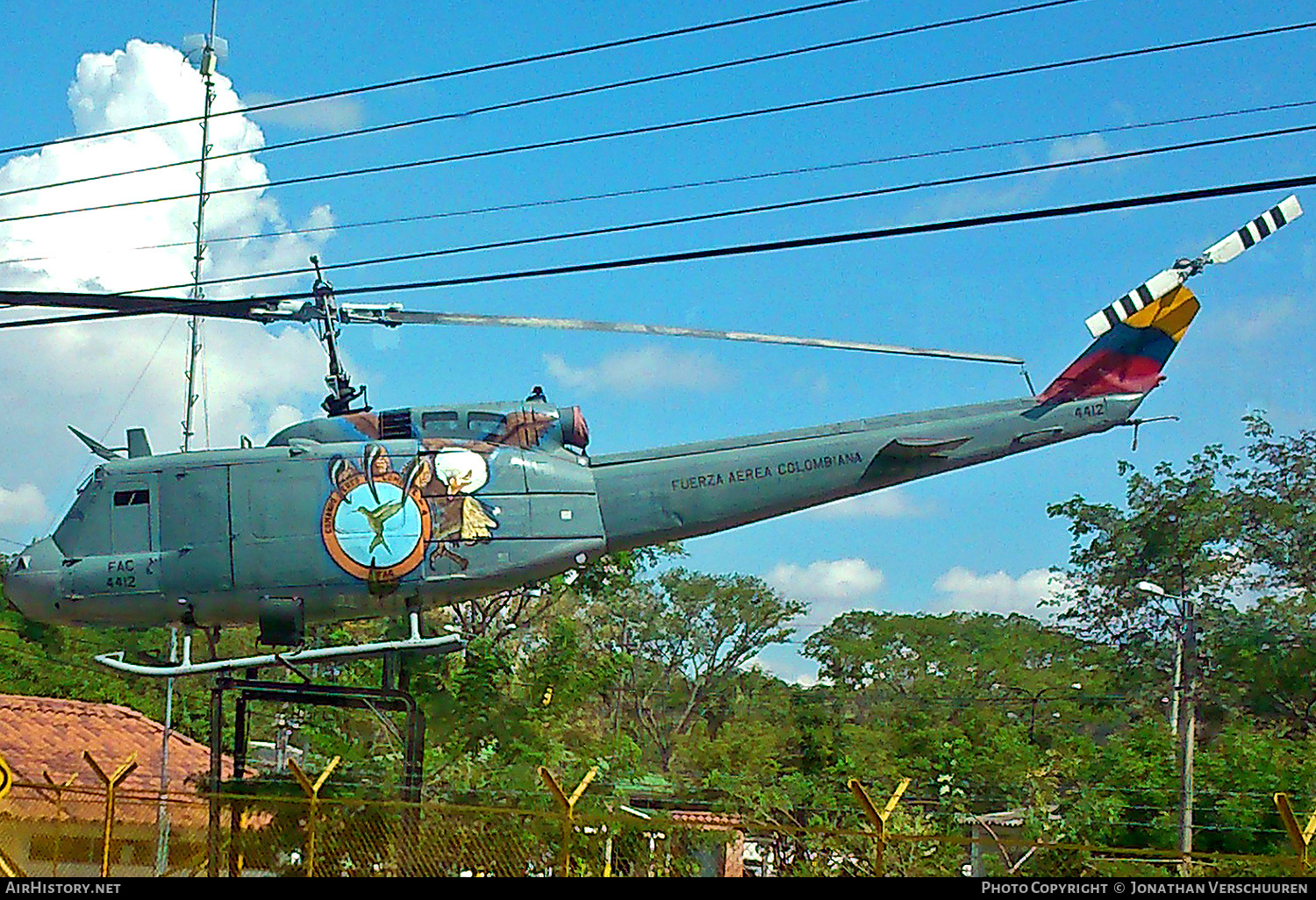 Aircraft Photo of FAC4412 | Bell UH-1H Iroquois | Colombia - Air Force | AirHistory.net #741902
