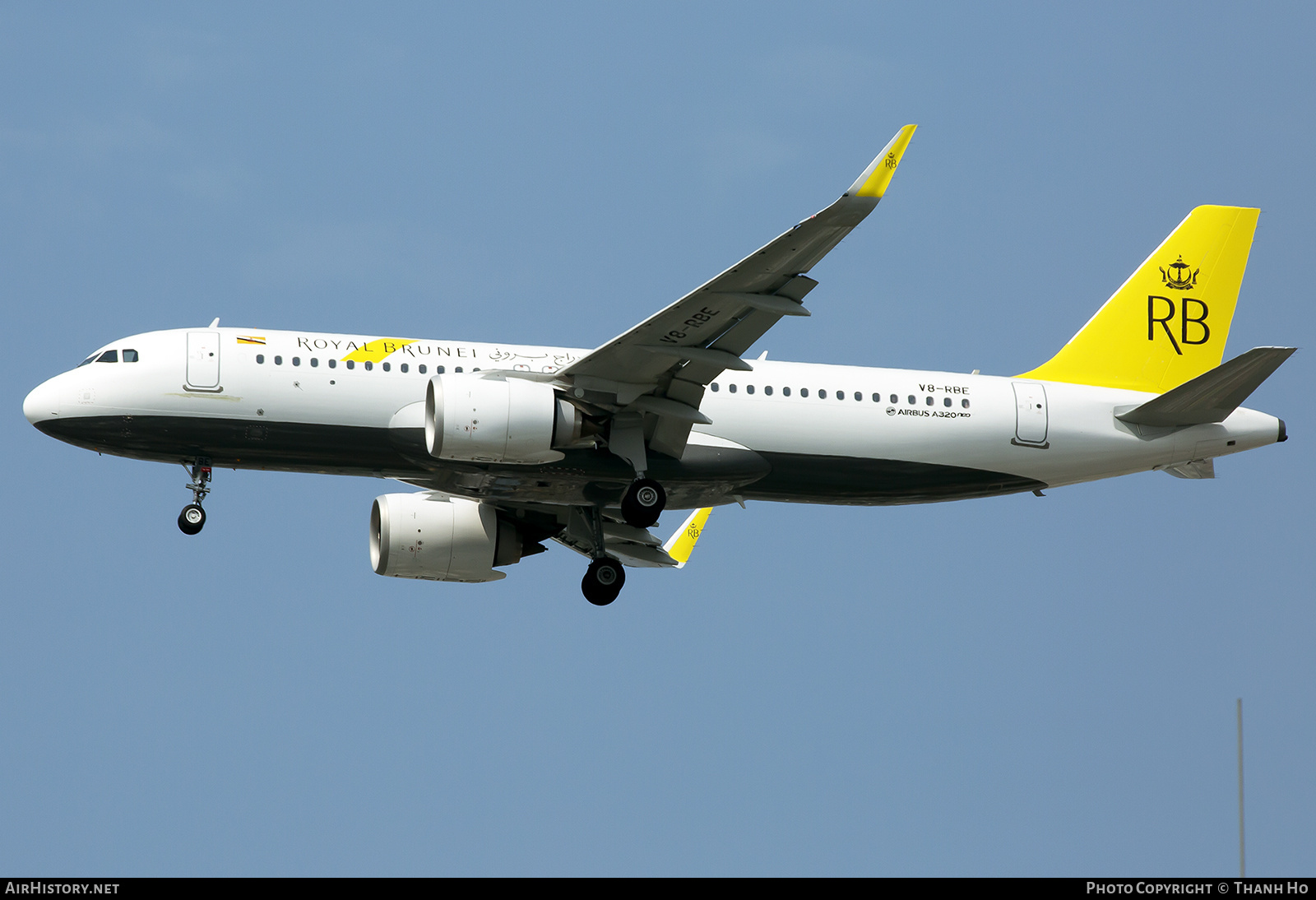 Aircraft Photo of V8-RBE | Airbus A320-251N | Royal Brunei Airlines | AirHistory.net #741904
