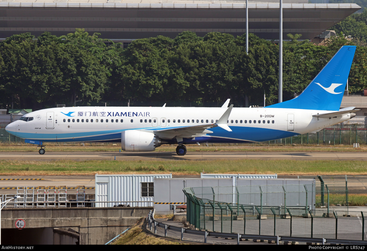 Aircraft Photo of B-20DW | Boeing 737-8 Max 8 | Xiamen Airlines | AirHistory.net #741958