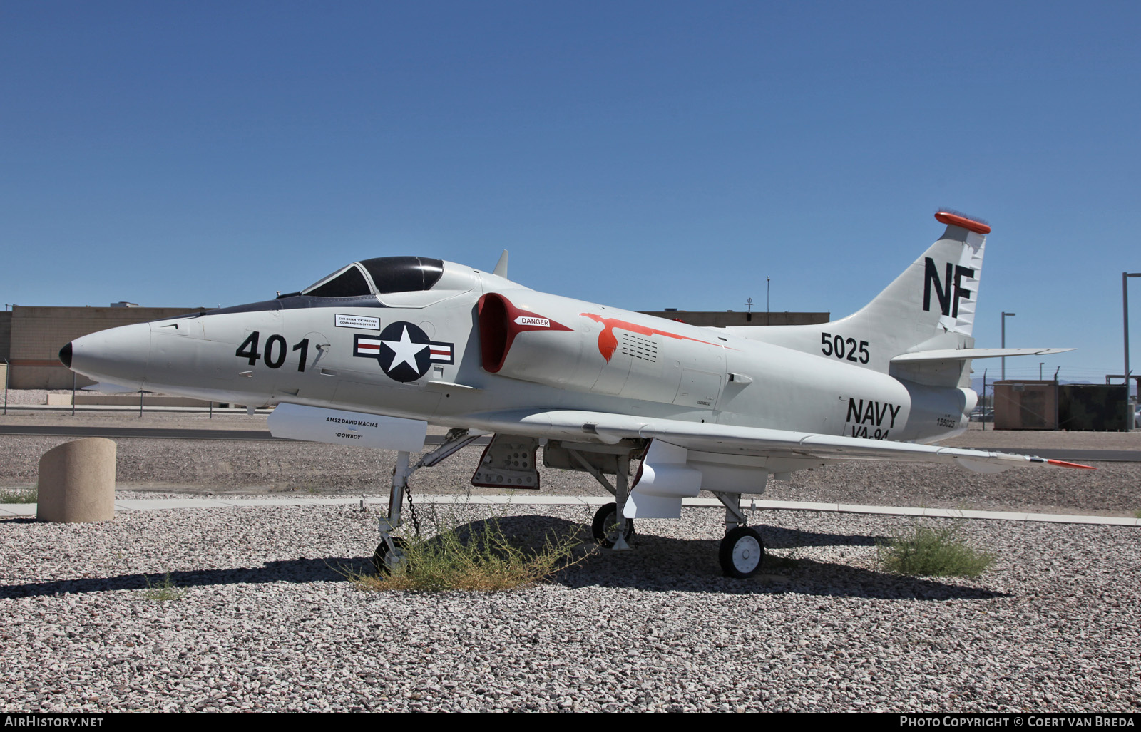 Aircraft Photo of 155025 / 5025 | McDonnell Douglas A-4F Skyhawk | USA - Navy | AirHistory.net #742038