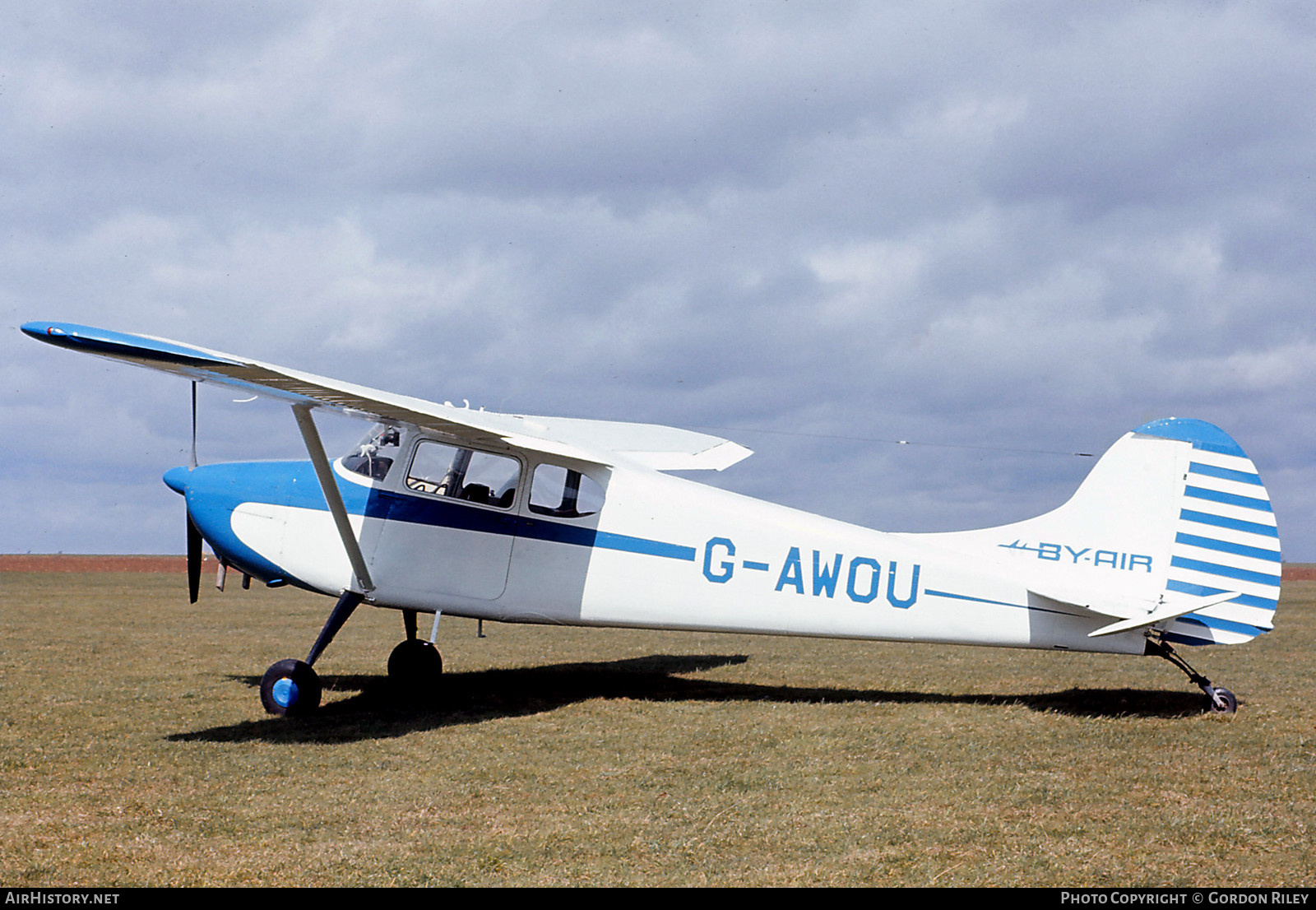 Aircraft Photo of G-AWOU | Cessna 170B | By-Air | AirHistory.net #742048