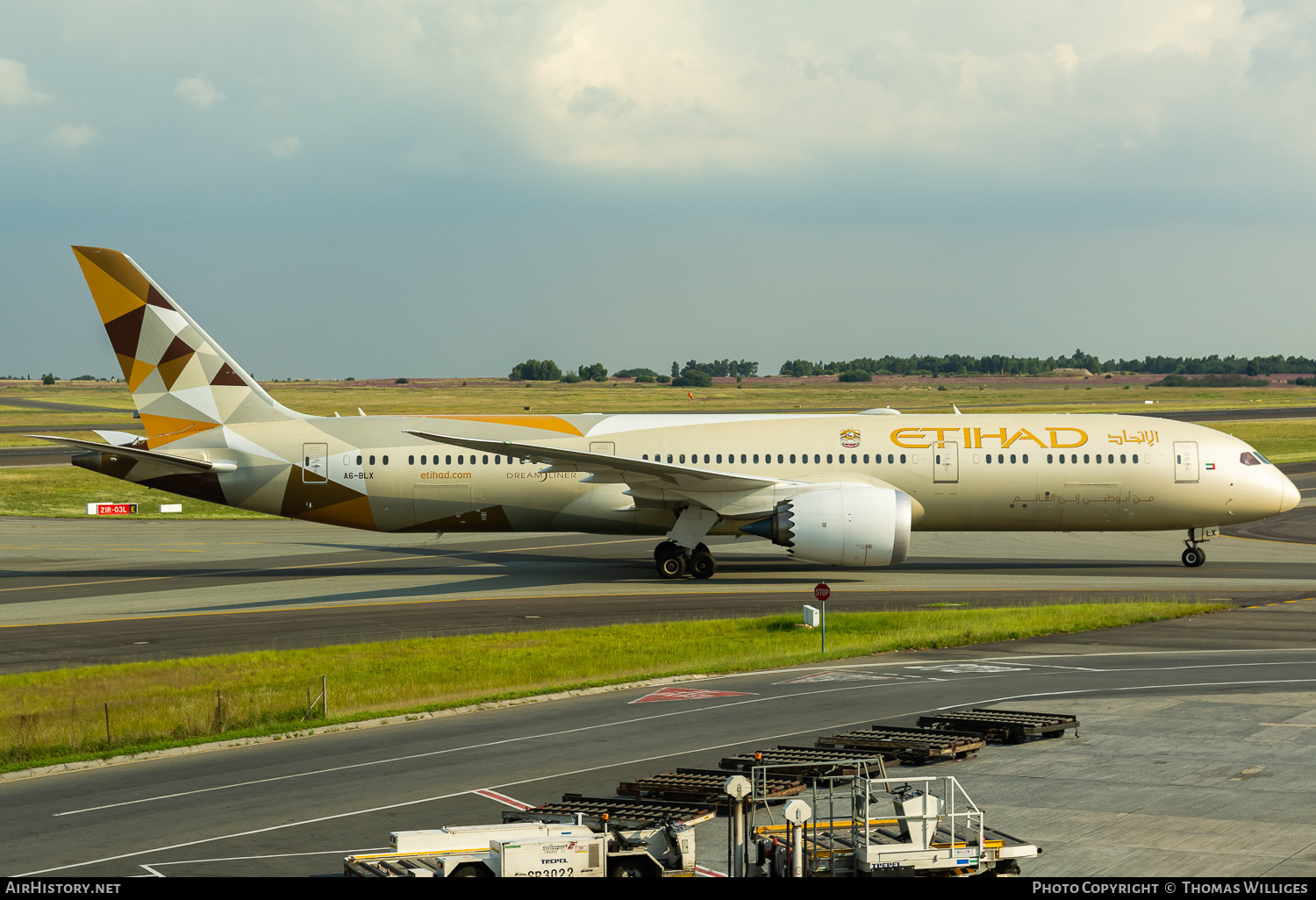 Aircraft Photo of A6-BLX | Boeing 787-9 Dreamliner | Etihad Airways | AirHistory.net #742075