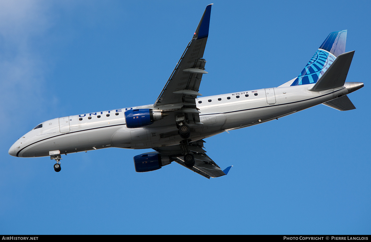 Aircraft Photo of N763YX | Embraer 175LR (ERJ-170-200LR) | United Express | AirHistory.net #742084