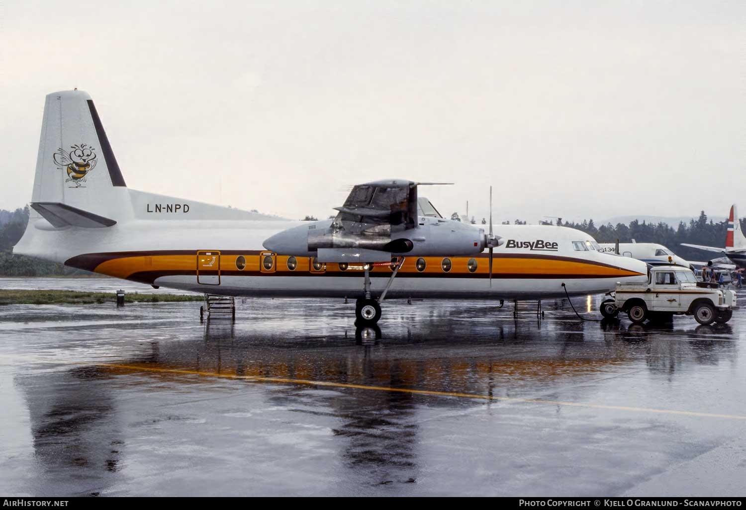 Aircraft Photo of LN-NPD | Fokker F27-100 Friendship | Busy Bee of Norway | AirHistory.net #742104