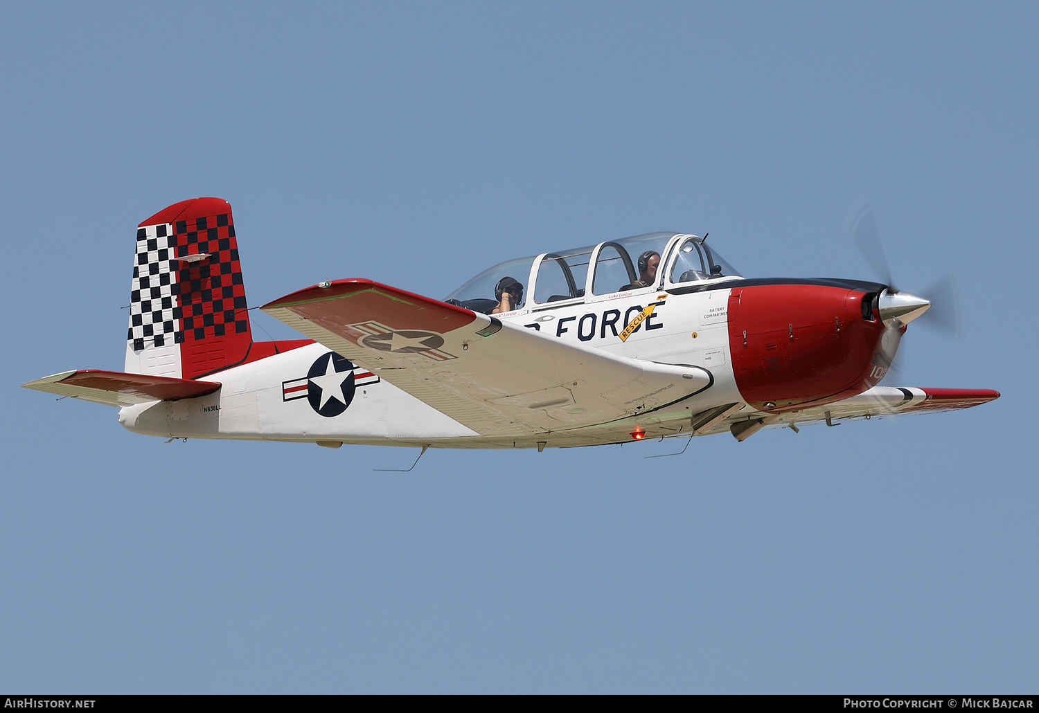 Aircraft Photo of N638LL | Beech 45 Mentor | USA - Air Force | AirHistory.net #742109