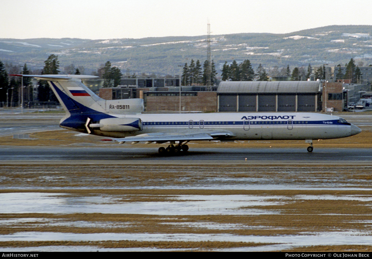 Aircraft Photo of RA-85811 | Tupolev Tu-154M | Aeroflot - Russian Airlines | AirHistory.net #742118