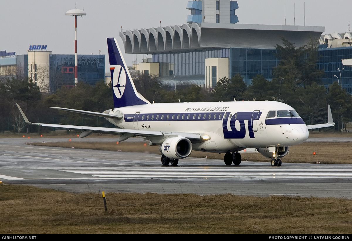 Aircraft Photo of SP-LIK | Embraer 175LR (ERJ-170-200LR) | LOT Polish Airlines - Polskie Linie Lotnicze | AirHistory.net #742134