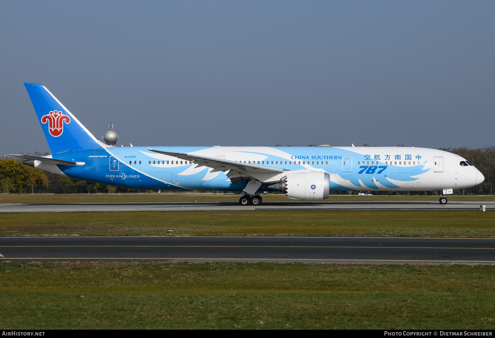 Aircraft Photo of B-20EH | Boeing 787-9 Dreamliner | China Southern Airlines | AirHistory.net #742206