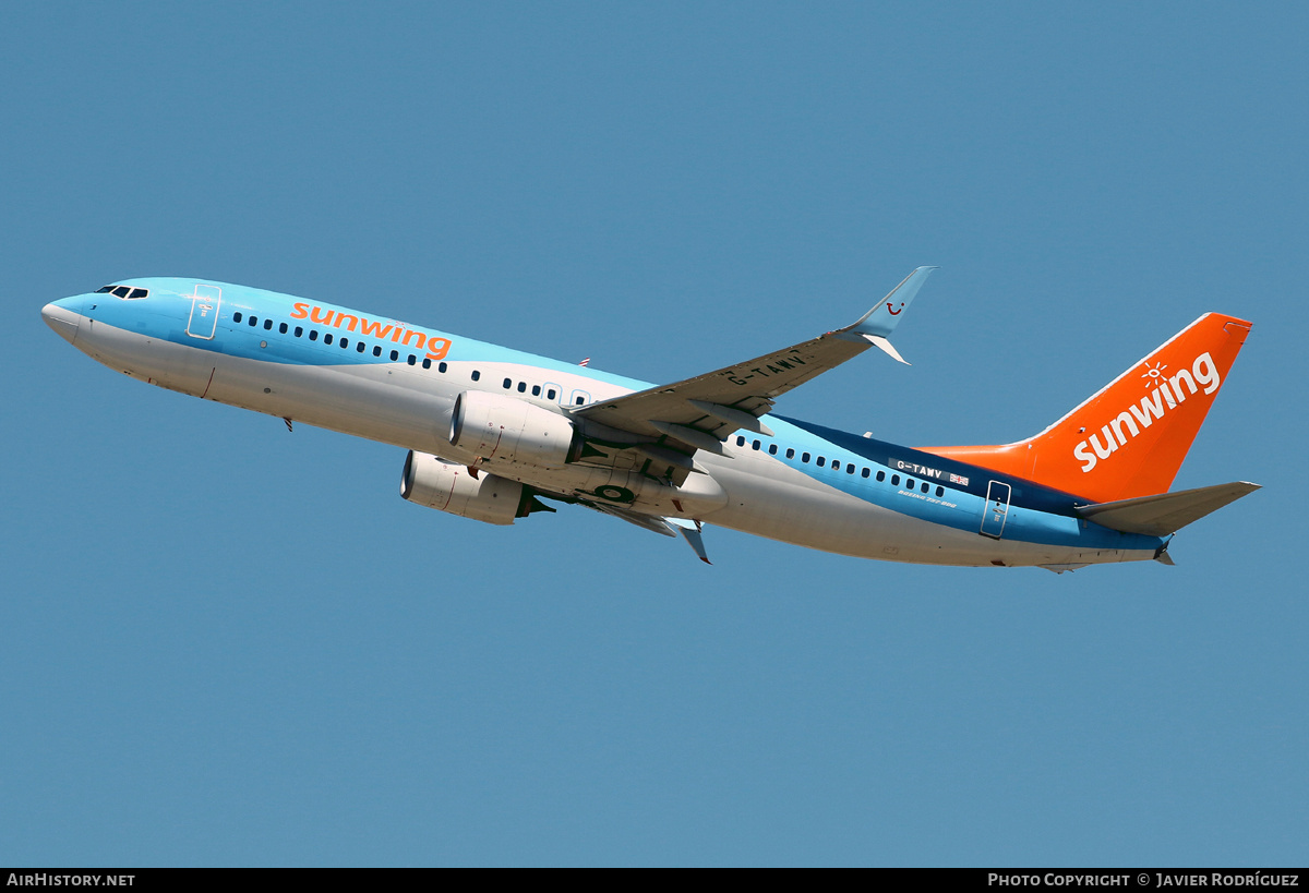 Aircraft Photo of G-TAWV | Boeing 737-8K5 | Sunwing Airlines | AirHistory.net #742230