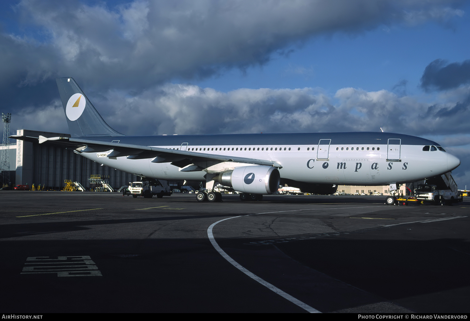 Aircraft Photo of G-MONS | Airbus A300B4-605R | Compass Airlines | AirHistory.net #742237