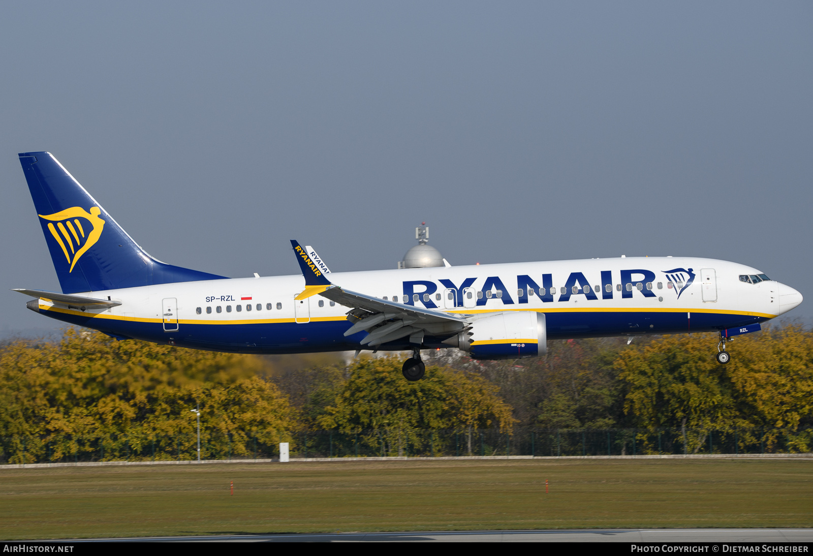 Aircraft Photo of SP-RZL | Boeing 737-8200 Max 200 | Ryanair | AirHistory.net #742255